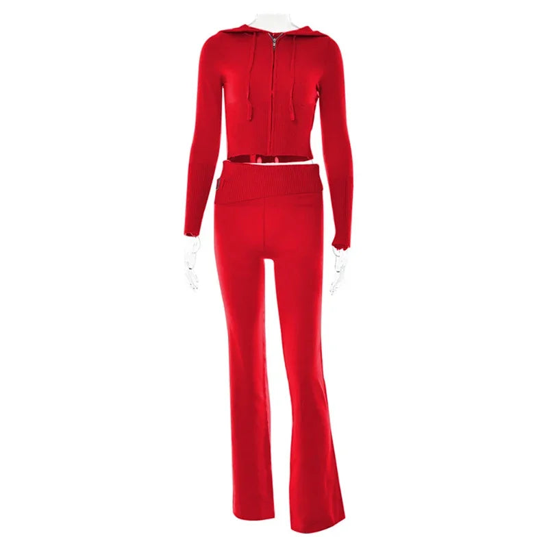2 Piece Knitted Pant Set