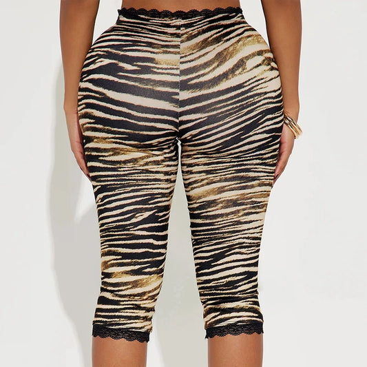 Leopard Print Capri