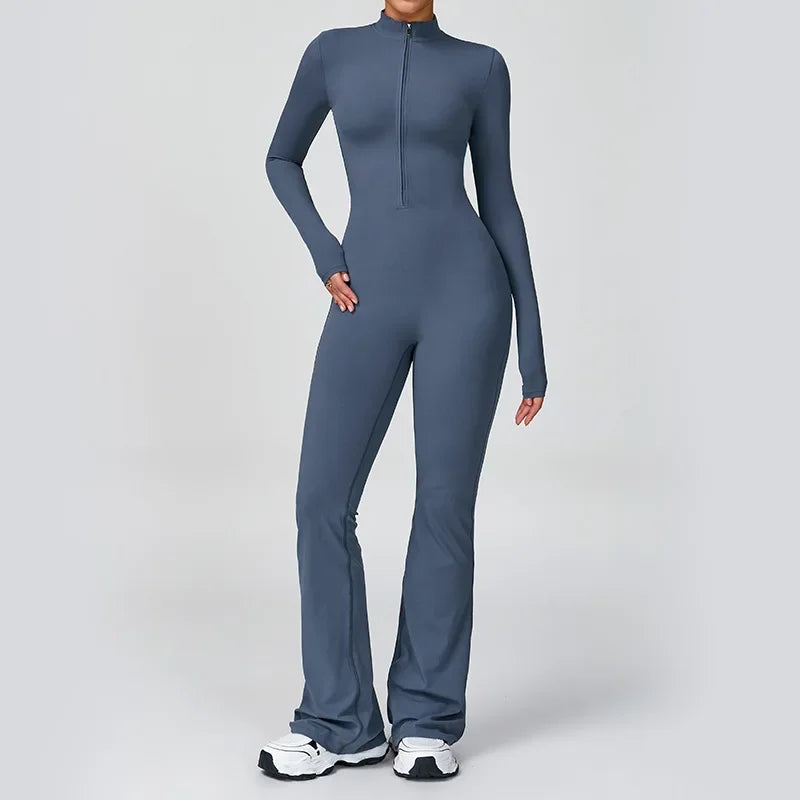 Flared Yoga Jumpsuit