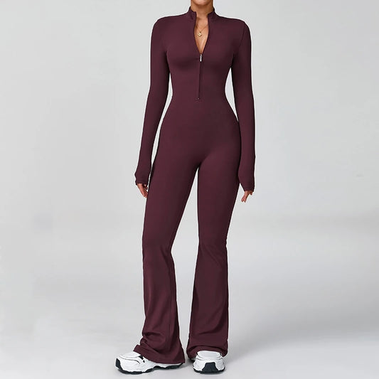 Flared Yoga Jumpsuit
