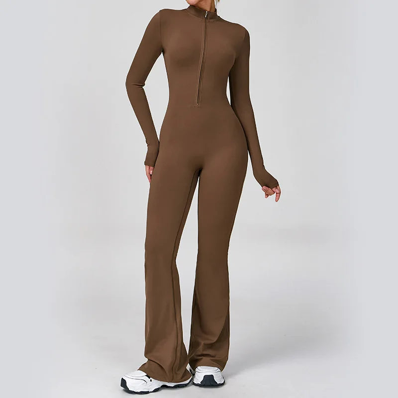 Flared Yoga Jumpsuit