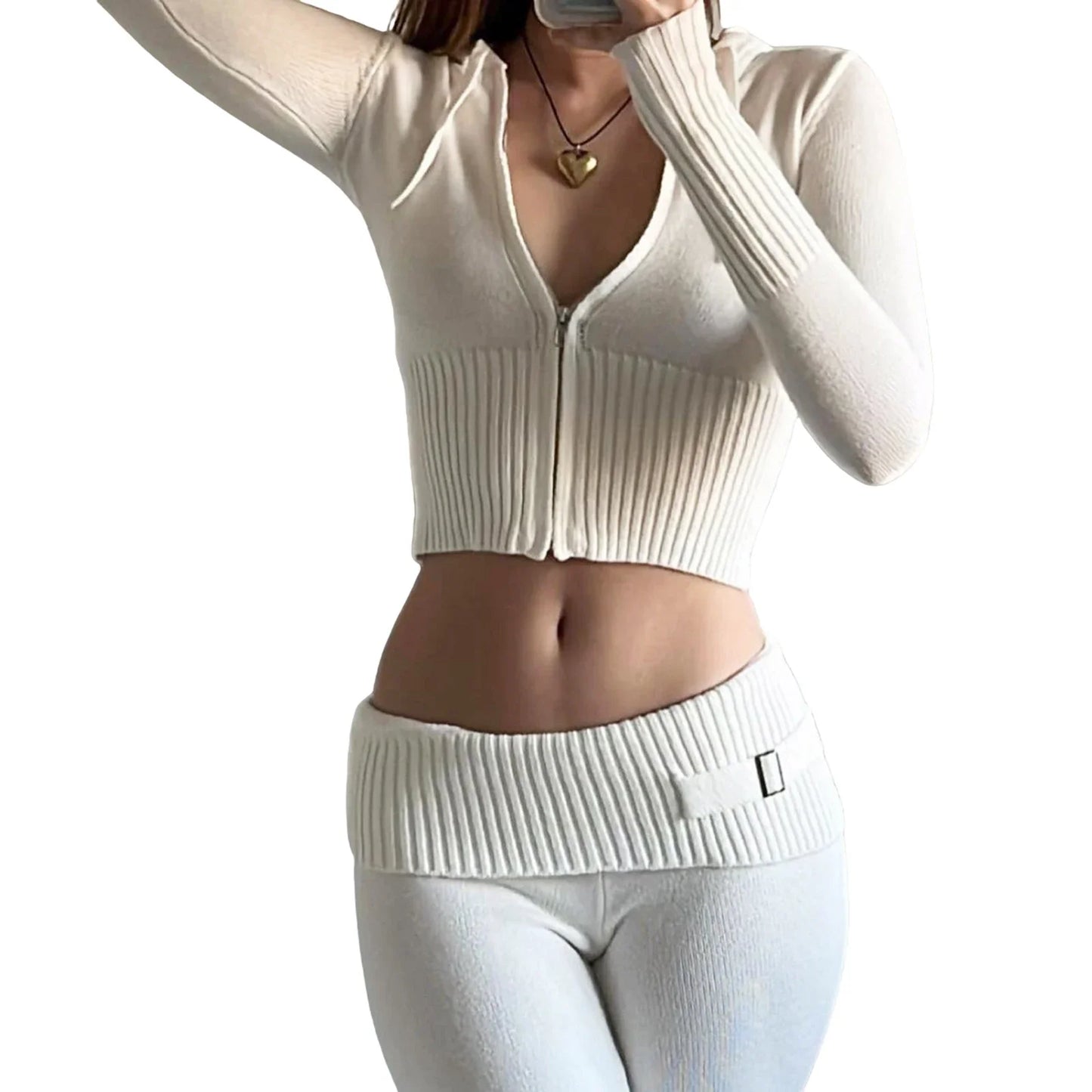 2 Piece Knitted Pant Set