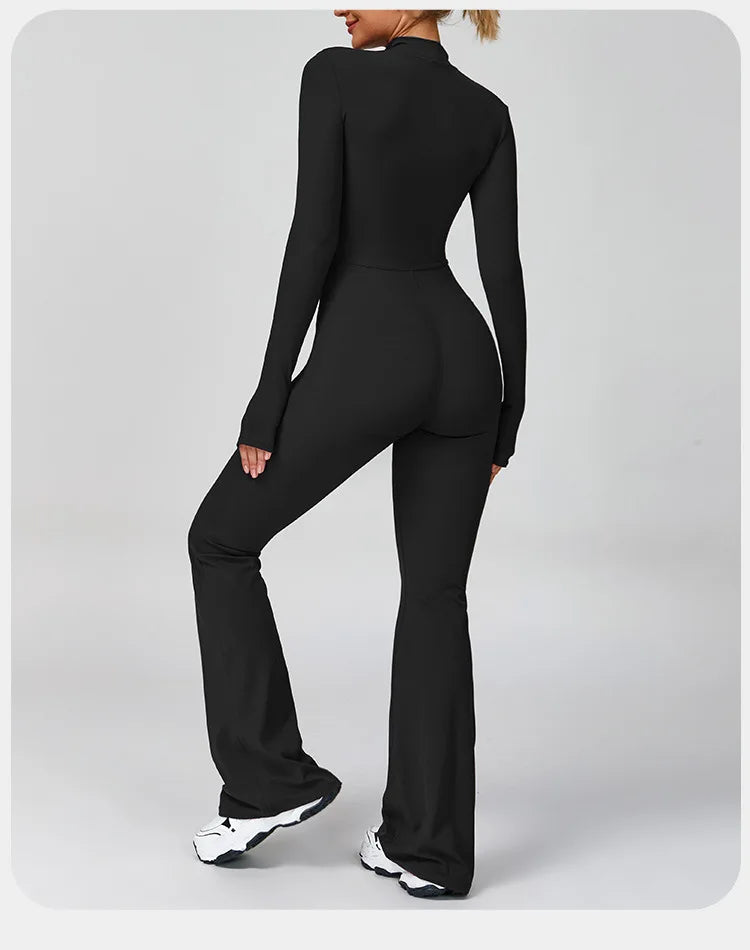 Flared Yoga Jumpsuit