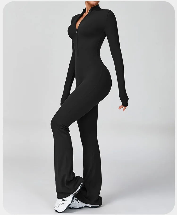 Flared Yoga Jumpsuit