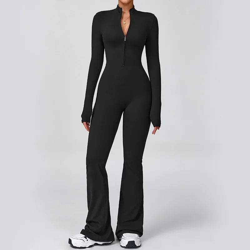 Flared Yoga Jumpsuit