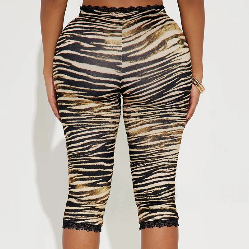Leopard Print Capri