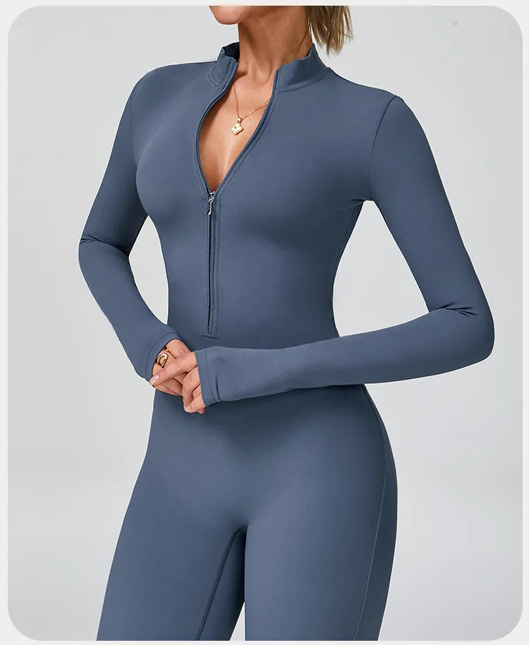 Flared Yoga Jumpsuit