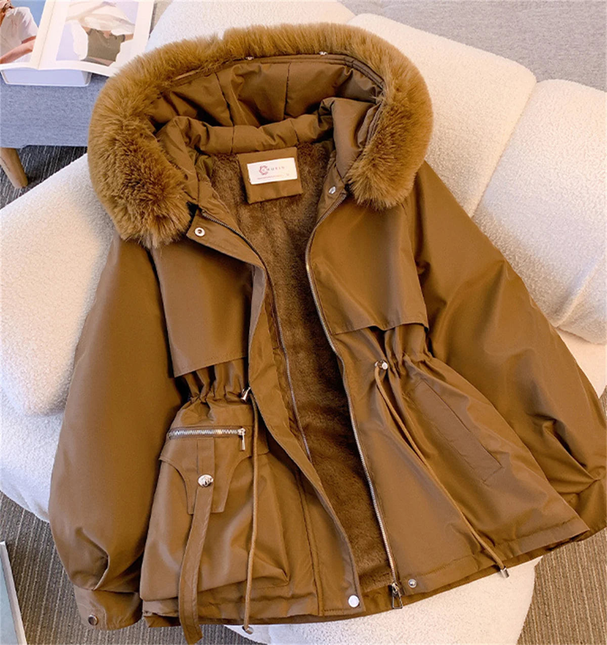 Winter Hooded Drawstring Jackets